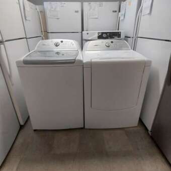 Whirlpool Cabrio Top Load Washer Electric Dryer Set