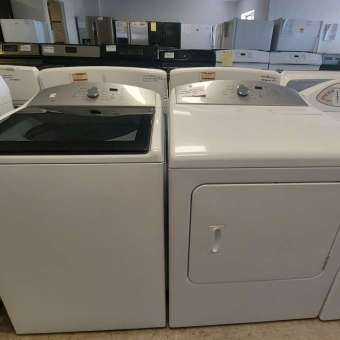 Kenmore 600S Series Steam Top Load Washer Electric Dryer Set