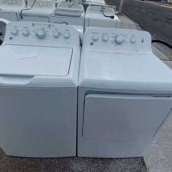 GE Top Load Washer Electric Dryer Set
