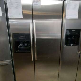 25 Cu Ft Stainless Steel KitchenAid Side-by-Side Refrigerator