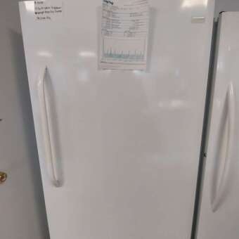17 Cu Ft White Frigidaire Upright Frost Free Freezer